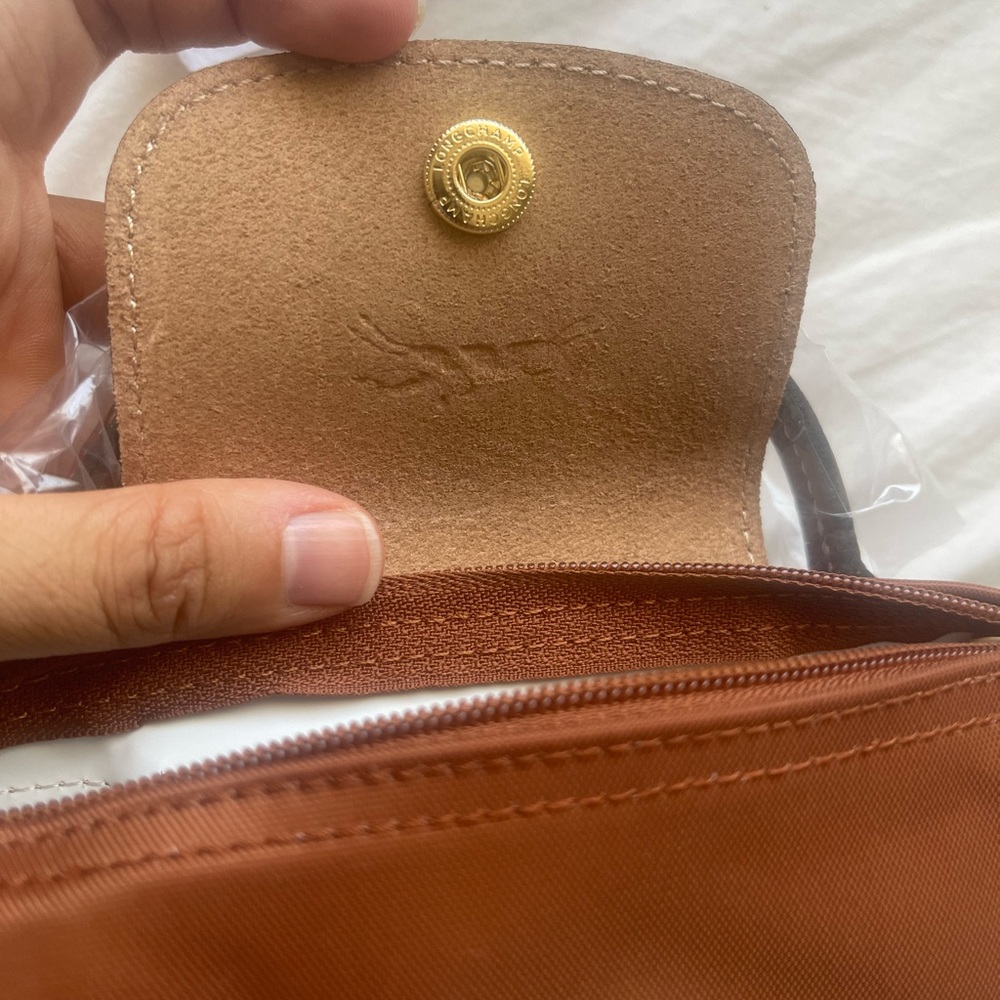 Longchamp mini cute bag cognac color - Picture 9 of 11